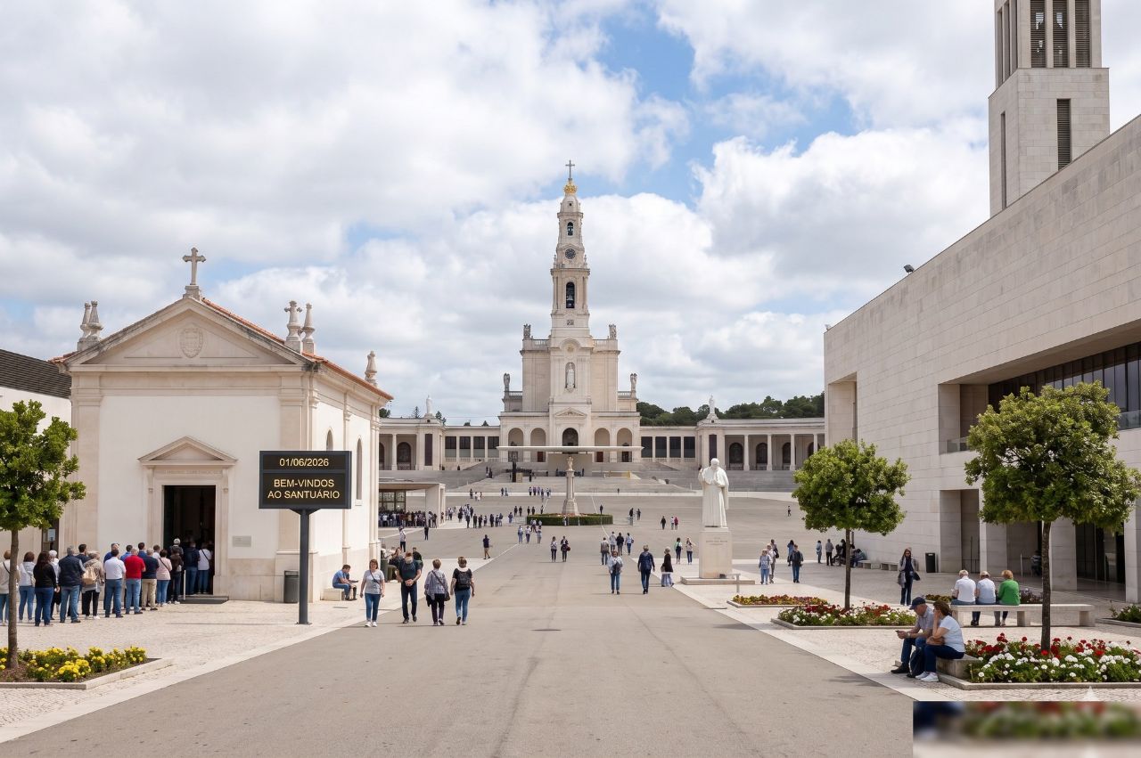 Fátima — aquarelle — Portugal