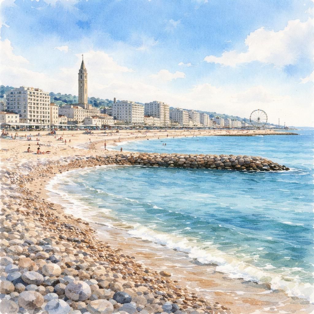 Le Havre — aquarelle — France