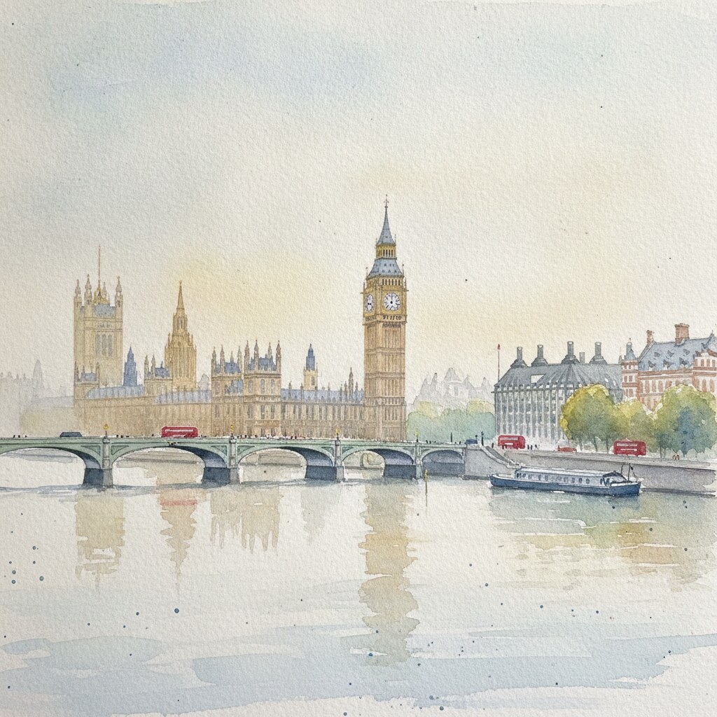Aquarelle de Londres