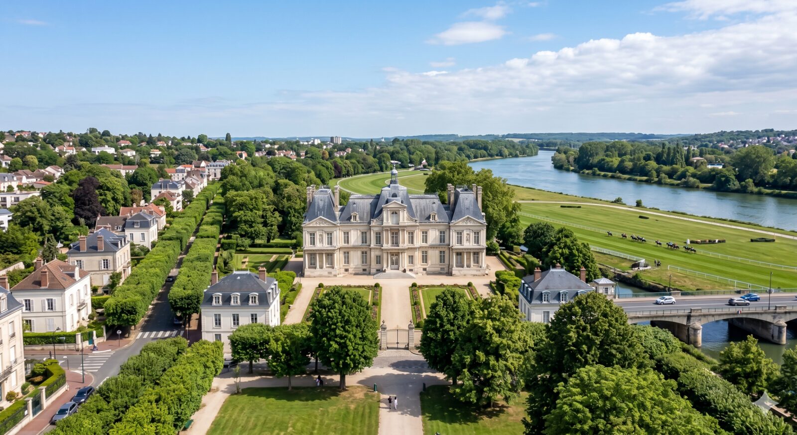 Maisons-Laffitte — aquarelle — France