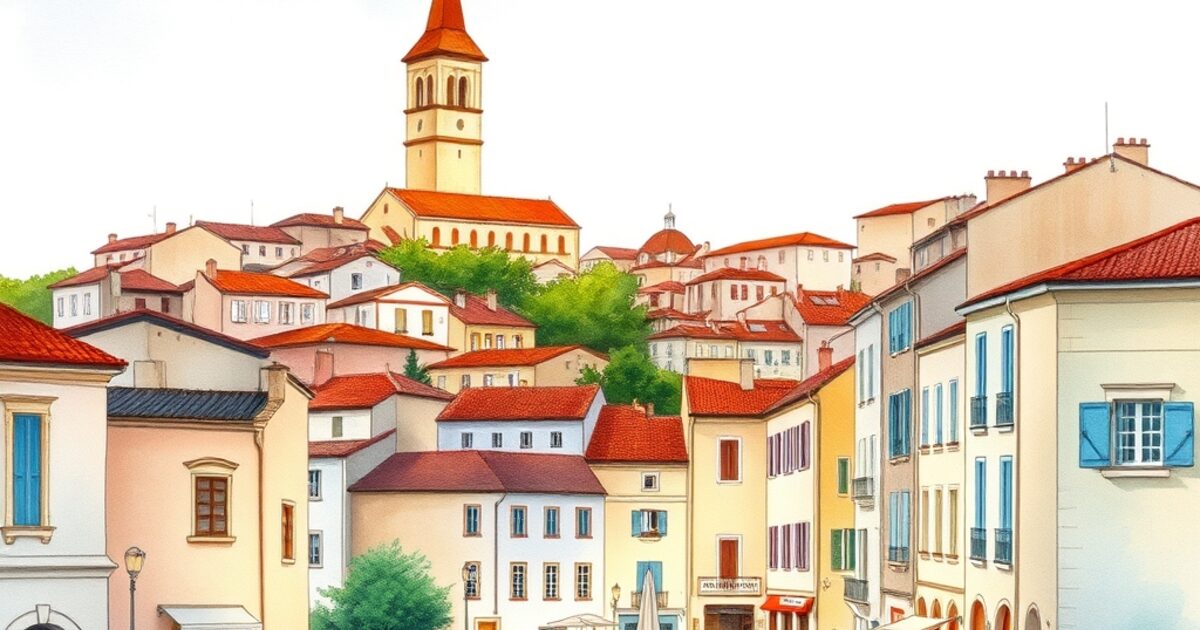 Aquarelle de Praia