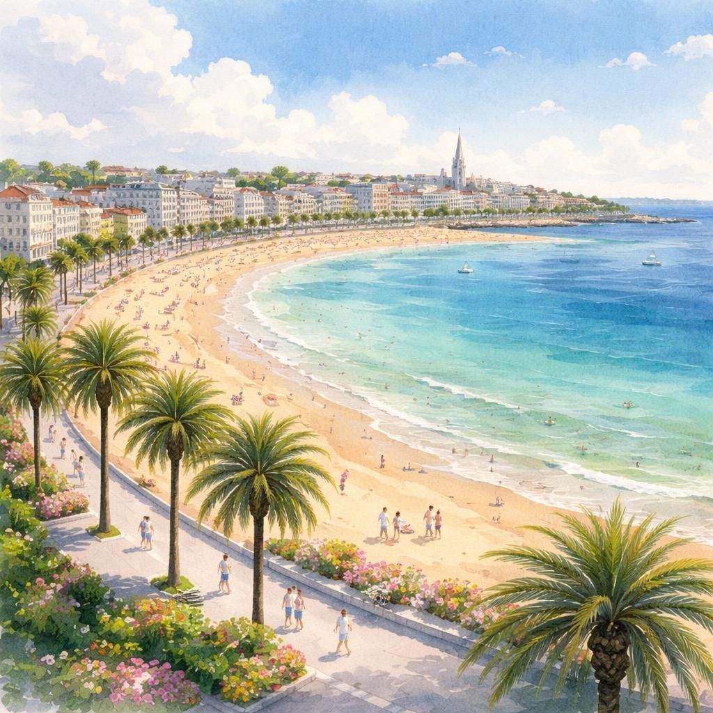 Royan — aquarelle — France