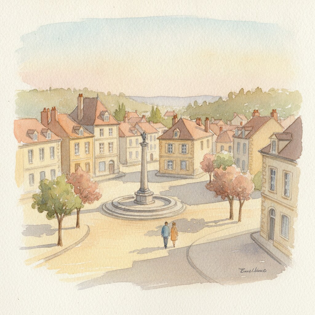 Vélizy-Villacoublay — aquarelle — France